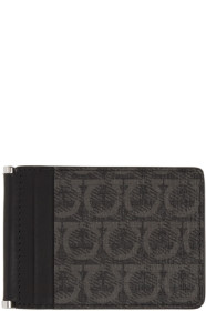 Salvatore Ferragamo - Black Gancini Card Holder