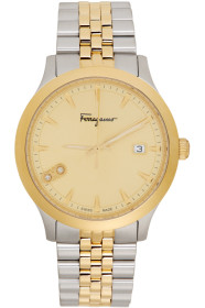 Salvatore Ferragamo - Silver & Gold Duo Watch