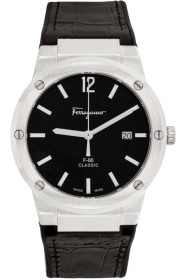 Salvatore Ferragamo - Silver Snakeskin F-80 Classic Watch