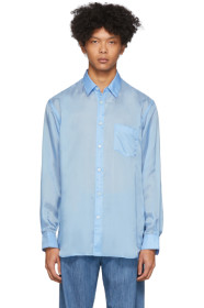 Comme des Garçons Shirt - Blue Taffeta Shirt