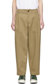 Comme des Garçons Shirt - Beige Workstitch Trousers
