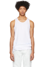 Comme des Garçons Shirt - White Plain Tank Top