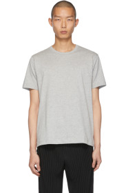 Comme des Garçons Shirt - Grey Fine Jersey Plain T-Shirt