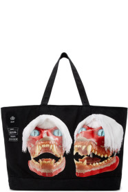 S.R. STUDIO. LA. CA. - Cabas noir ED. 50 Jumbo White Haired Red Skull