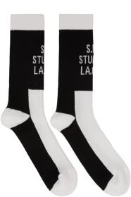 S.R. STUDIO. LA. CA. - Black & White Contrast Socks