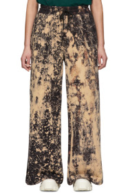 S.R. STUDIO. LA. CA. - Pantalon de survêtement noir Hand-Bleached Jogging SOTO