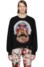 S.R. STUDIO. LA. CA. - Black ED. 50 White Haired Red Skull Sweatshirt