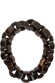Monies - Collier brun Lizzi
