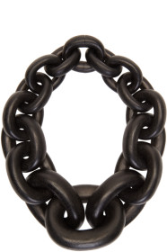 Monies - Black Chunky Chain Seoul Necklace