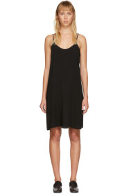Raquel Allegra - Black Simple Slip Dress