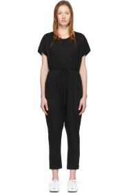 Raquel Allegra - Black Jersey Jumpsuit