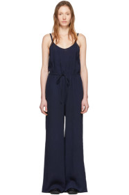 Raquel Allegra - Navy Bianca Jumpsuit