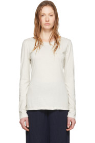Raquel Allegra - Off-White Ballet Long Sleeve T-Shirt