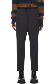 Jil Sander+ - Pantalon écourté bleu marine