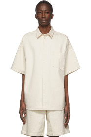Jil Sander+ - Chemise en sergé blanc cassé