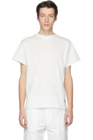 Jil Sander+ - ホワイト オーガニック コットン T シャツ 3 枚セット