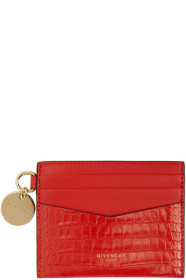 Givenchy - Red GV3 Card Holder
