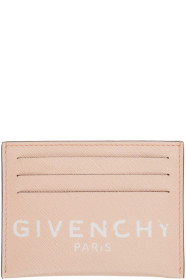 Givenchy - Pink 'Givenchy Paris' Card Holder