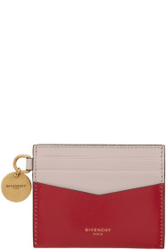 Givenchy - 粉色 & 红色 Two-Tone Edge 卡包