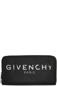 Givenchy - ブラック アイコニック ジッパー ウォレット