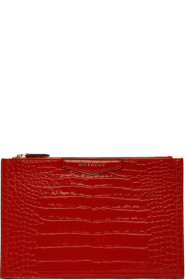 Givenchy - 红色中号 Antigona 手拿包