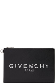 Givenchy - Black 'Givenchy Paris' Iconic Pouch