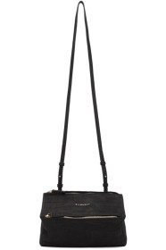 Givenchy - Sac embossé façon croco noir Mini Pandora
