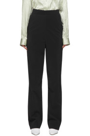 Kassl Editions - SSENSE Exclusive Black Pop Oil Trousers