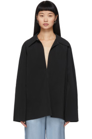 Kassl Editions - SSENSE Exclusive Black Pop Oil Shirt
