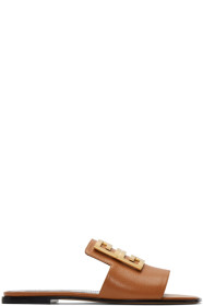 Givenchy - Mules brun clair 4G