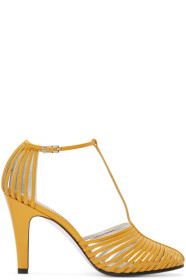 Givenchy - Sandales jaunes Mignon Cage
