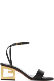 Givenchy - 黑色 G Heel 凉鞋