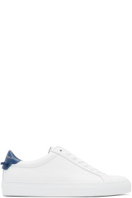Givenchy - Baskets blanches et bleues Urban Street