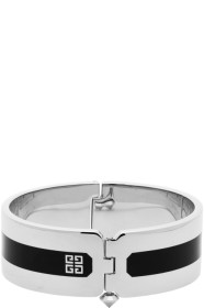 Givenchy - Bracelet manchette argenté Simple