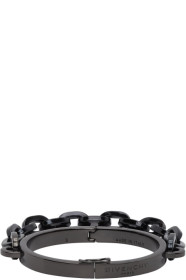 Givenchy - Bracelet manchette à chaîne noir
