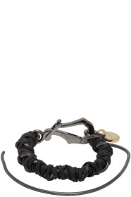 Givenchy - Bracelet tressé noir