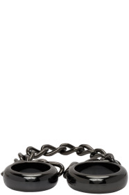 Givenchy - Bague noire Chain Double