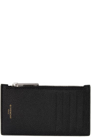 Givenchy - Porte-cartes à glissière noir Eros