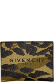 Givenchy - Green Camo Card Holder