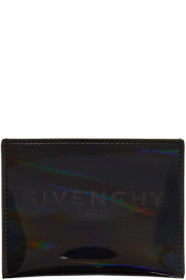 Givenchy - Grey Iridescent Logo Card Holder