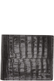 Givenchy - Grey Croc Bifold Wallet
