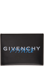 Givenchy - Black & Blue 'Paris' Card Holder