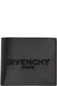 Givenchy - Black Embroidered Logo Wallet