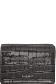 Givenchy - Grey Croc Compact Wallet