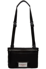 Givenchy - ブラック Downtown フラット クロスボディ バッグ