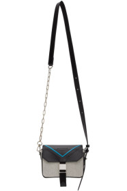 Givenchy - Black & Grey Paris Bond Messenger Bag