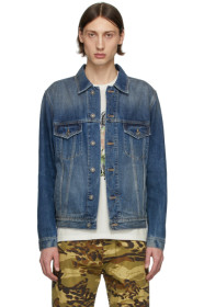 Givenchy - Blue Denim Address Classic Fit Jacket