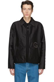 Givenchy - ブラック ショート パッド コーチ ジャケット