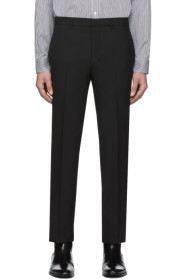 Givenchy - Black Tape Detail Formal Trousers