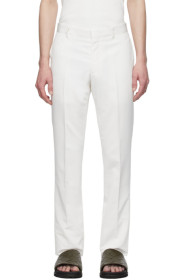 Givenchy - Off-White Wool Trousers